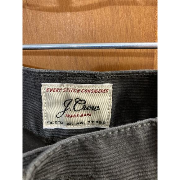 J. Crew Men’s Corduroy Style 484 Pants 34x32 Straight Leg Gray Cotton Grunge - Picture 5 of 8